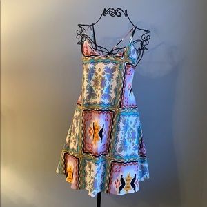 Aztec print sundress